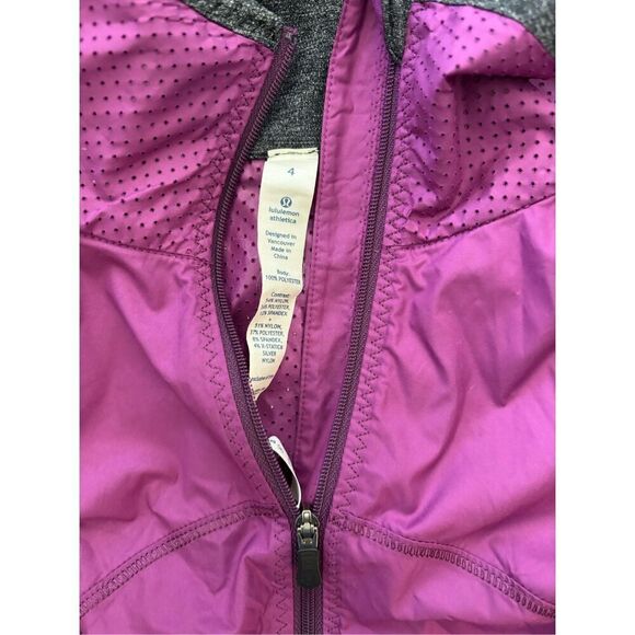 NWOT Lululemon Run: Featherweight Hybrid Jacket, $110 sz 4 A53 - Picture 6 of 8